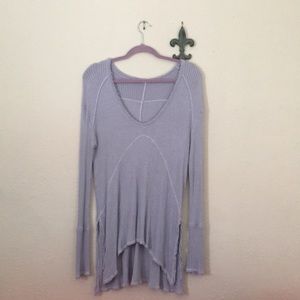 Free People Sunset Park Thermal Purple Small